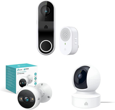 Video Doorbell + Security Camera Bundle (KD110 + KC420WS)