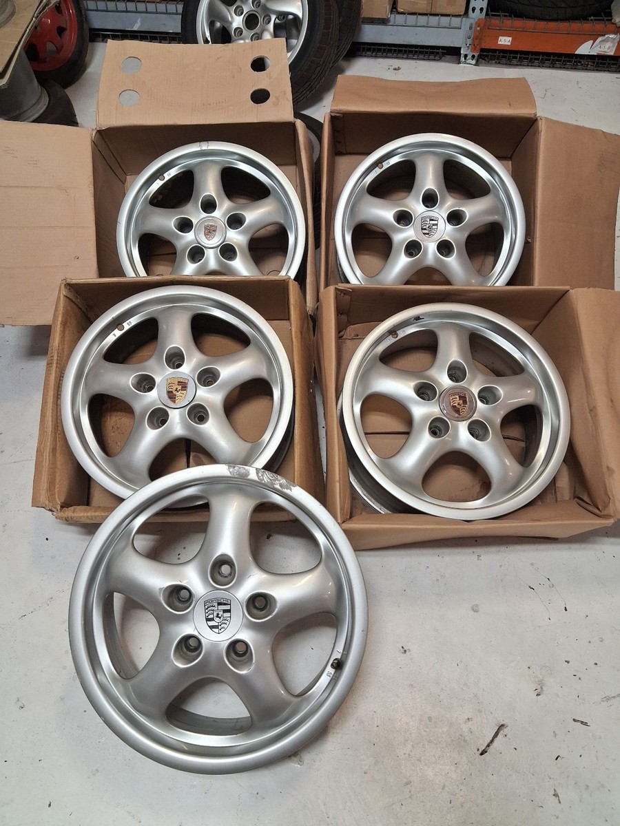Porsche 993 OEM Cup Wheels 911/930Turbo (5 pcs) | eBay