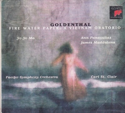 GOLDENTHAL - FIRE WATER PAPER: A VIETNAM ORATORIO (CD + 62 PAGE BOOK)