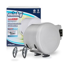 Minky Retractable Washing Line Outdoor Clothes Dryer Dual Line 30m Drying Space