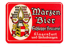 1955 SCHLEPPE BRAUEREI, KLAGENFURT & UNTERBERGEN, AUSTRIA MARZEN BEER LABEL