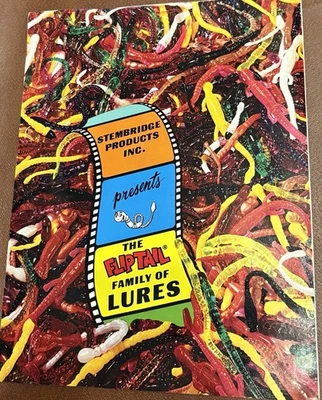 Vintage Cream Fishing Lure 1972 Color Brochure. 9x11 Used Excellent Condition  - Photo 1/4