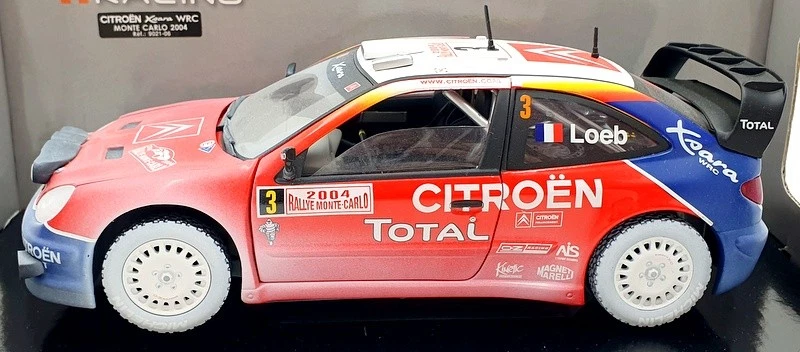 Solido 1/18 Scale Diecast 9021-06 - Citroen Xsara WRC RMC 2004 - S.Loeb #3 - Image 3 of 4
