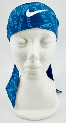 Nike DRI-FIT Head Tie 3.0 Adult Reversible Printed Industrial Blue/White