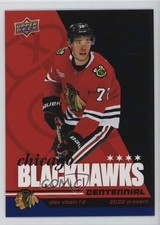 2025-26 Chicago Blackhawks Centennial Windy City Blue /65 Alex Vlasic #58 0s5r