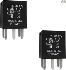 2 PCS Power Relay - 5 Pin Multi Purpose Auto Fuel Pump, Color: 2 PCS