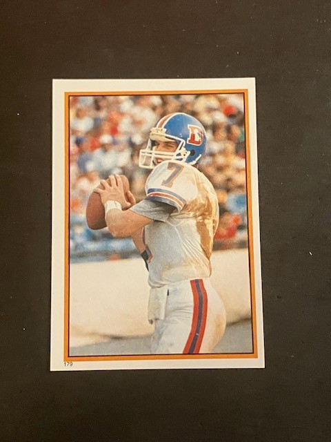 1984 Topps Album Stickers #179 John Elway ROOKIE HOF RC NM