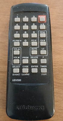 RARE US Electronics USV550 Remote Control OEM Tested & Working - See Video