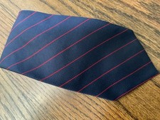 Brooks Brothers made in UsA mens tie blue red patriotic stripes Preppy Career