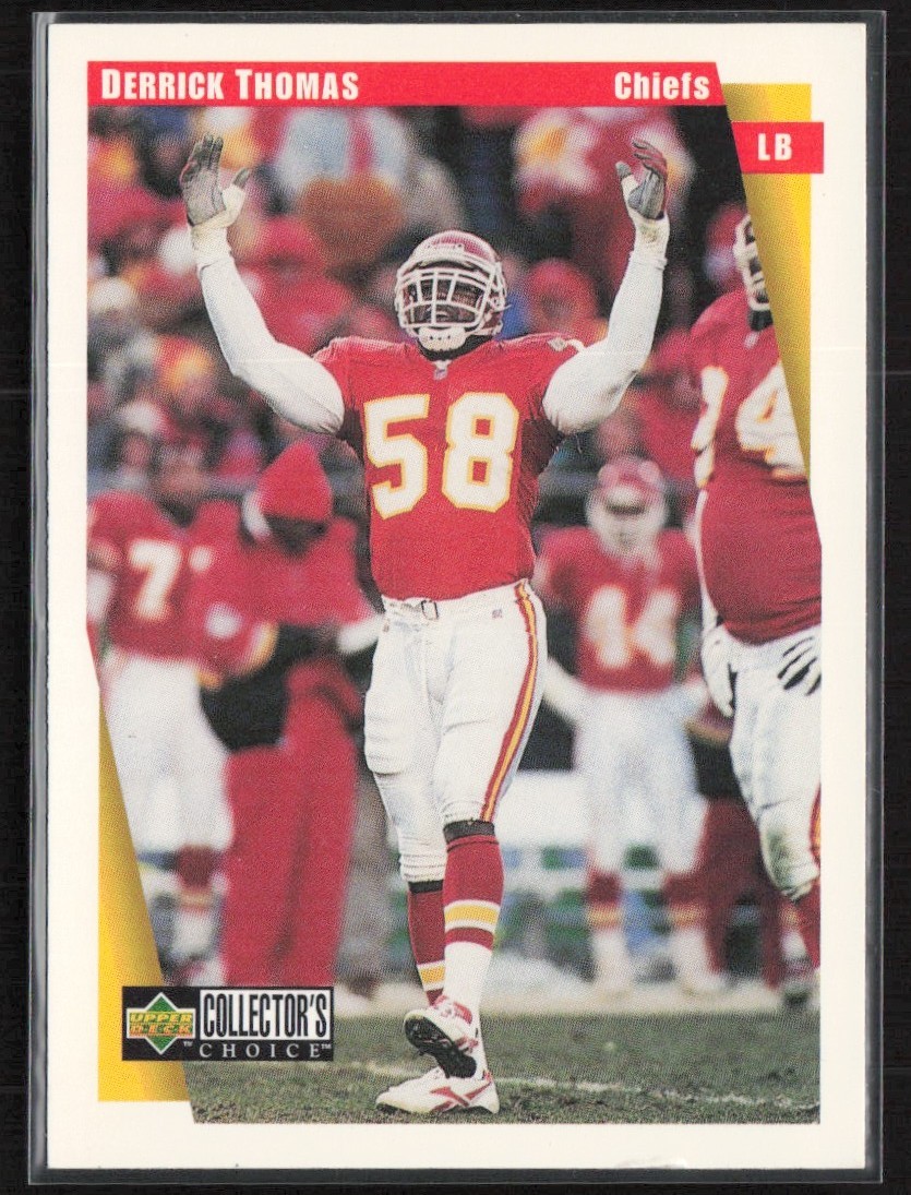 1997 Collector's Choice Derrick Thomas Kansas City Chiefs #438