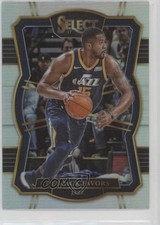 2017-18 Panini Select Premier Level Silver Prizm Derrick Favors #193 1s8