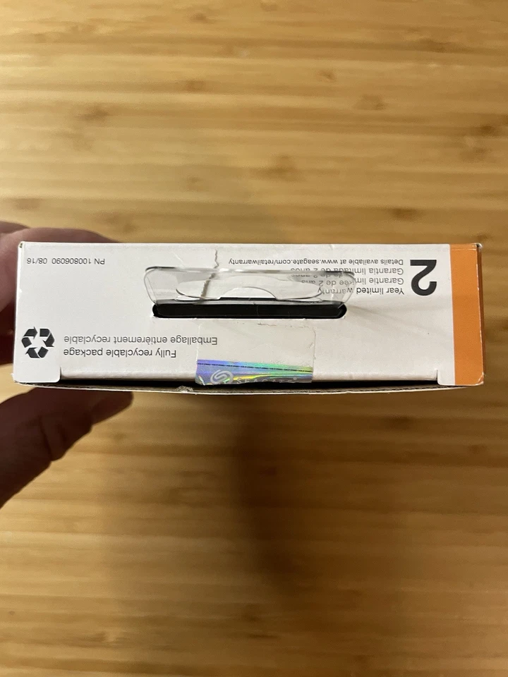 Seagate Backup Plus Slim Portable 1TB External HD Windows / Mac USB 3.0 - Image 3 of 4