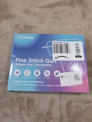 Itopan Stitch Gun for Clothes with Fine Needles Bucklesand and Micro Fasteners