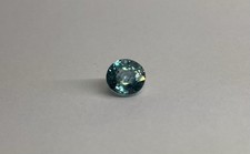 Natural Blue Zircon Loose Gem 2ct, 6.5mm Round