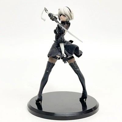 NieR Automata YoRHa 2B 18CM PVC Anime Game Collectible Figure Statue