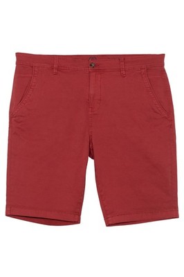 Lerros Dawson Chino Short Herren Kurze Hose Regular Fit Stretch Rot W36