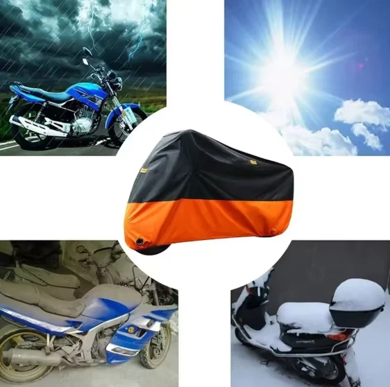 TELO COPRIMOTO FELPATO  IMPERMEABILE SCOOTER PVC VARIE TAGLIE UNIVERSALE MOTO - Immagine 3 di 4