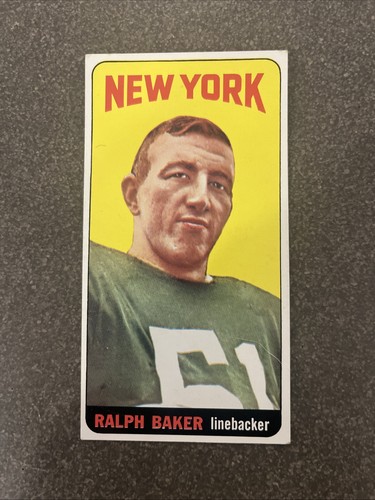 Ralph Baker #112 1965 Topps card