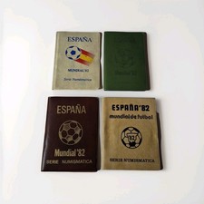 🪙 Lot De 4 Series Numismatiques MUNDIAL DE FUTBOL ESPANA 82 (Completes)
