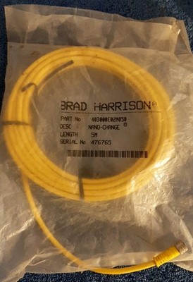 Brad Harrison 403000E02M050 5 m VERBINDUNGSKABEL UNBENUTZT KOSTENLOSE UK-LIEFERUNG