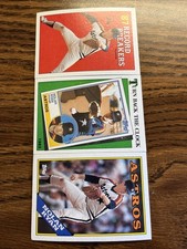 1988 Topps - Nolan Ryan #6, 250, 661. Houston Astros Hall Of Fame.
