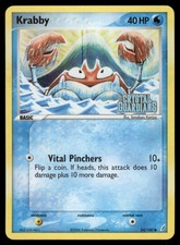 Krabby 54/100 Crystal Guardians Pokemon Card Reverse Holo on eBay
