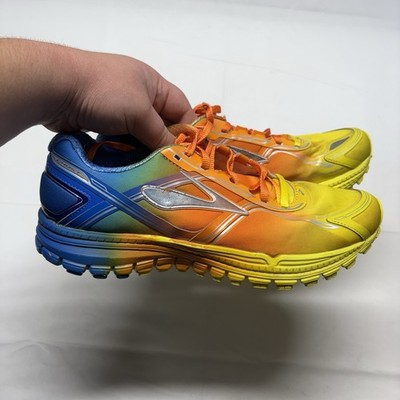 Womens Brooks Ghost Running Shoes Sneakers Blue Orange Womens size 