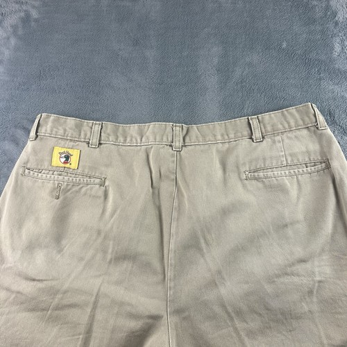 Vintage Duck Head Men's Golf PleatedShorts Beige Khaki Chino Casual Size 40 - Picture 8 of 8