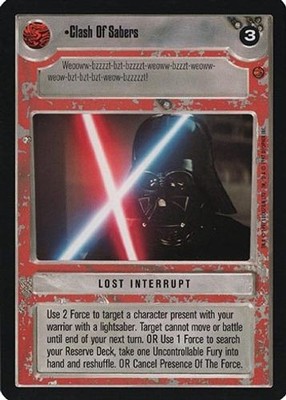 Clash Of Sabers - FOIL - Tournament Foil - Star Wars CCG