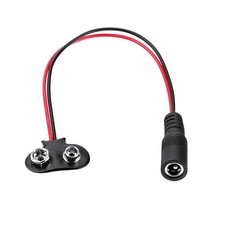 SZSWWPOR 9V Battery Eliminator Connector - Convert 9-Volt Powered Devices to...