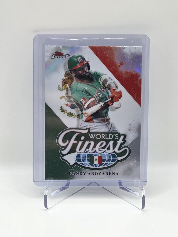 2026 Topps Finest Randy Arozarena #WF-31 World's Finest Refractor Team Mexico