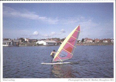 Windsurfen Broughton WI Postkarte moderner Wassersport Foto