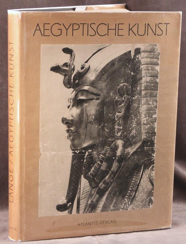 AEGYPTISCHE KUNST by Kurt Lange Atlantis-Verlag, 1939 HB/DJ In
