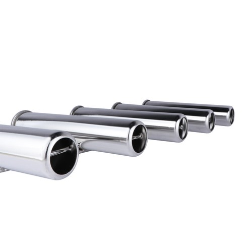 5 Rod Tube Rack Stainless Steel Fishing Rod Holder Boat Marine Sport Equipment - Picture 4 of 7