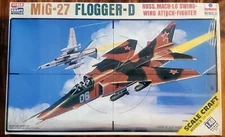 Vintage MiG-27 Flogger-D ScaleCraft 1/48 Scale NIPW Factory Sealed