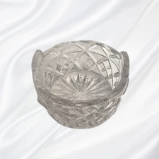 Salt Cellar - Bohemian Cut Crystal - Open salt Dip - Priced to Sell 