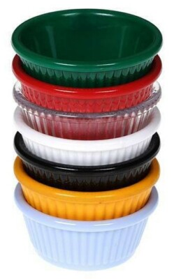 4er-Pack kleine Tauchschüssel für Saucen | Ketchup, Senf, Mayonnaise-Sauce