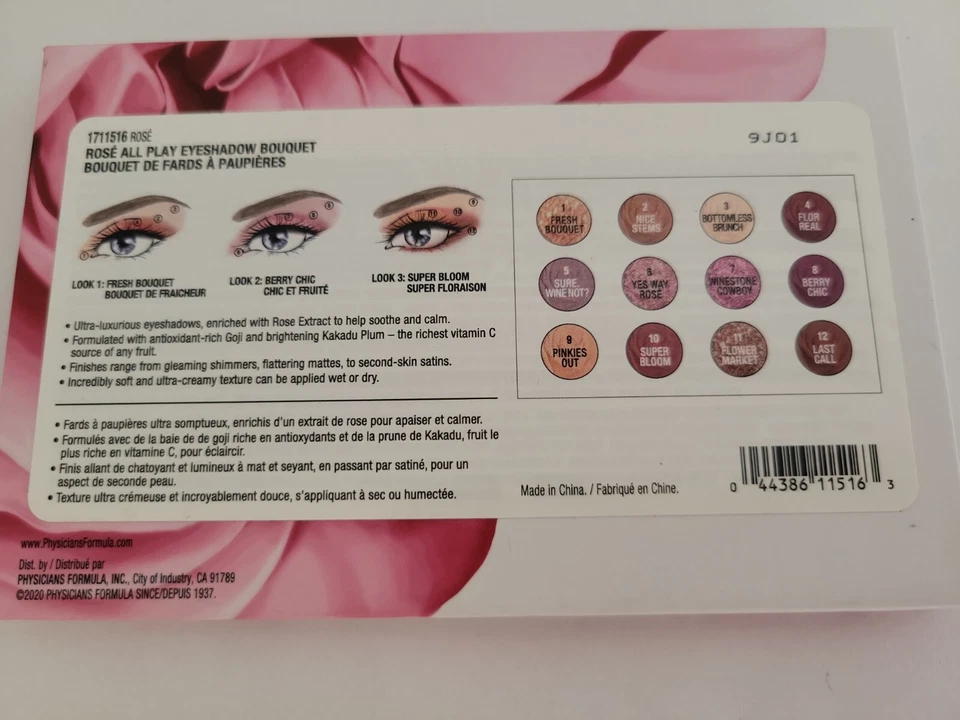 Physicians Formula, Rosé All Play Eyeshadow Bouquet, 13.7 g New - Image 4 of 4