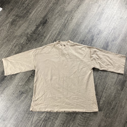 Pacsun Boxy Fit T Shirt Tan Half Sleeve 