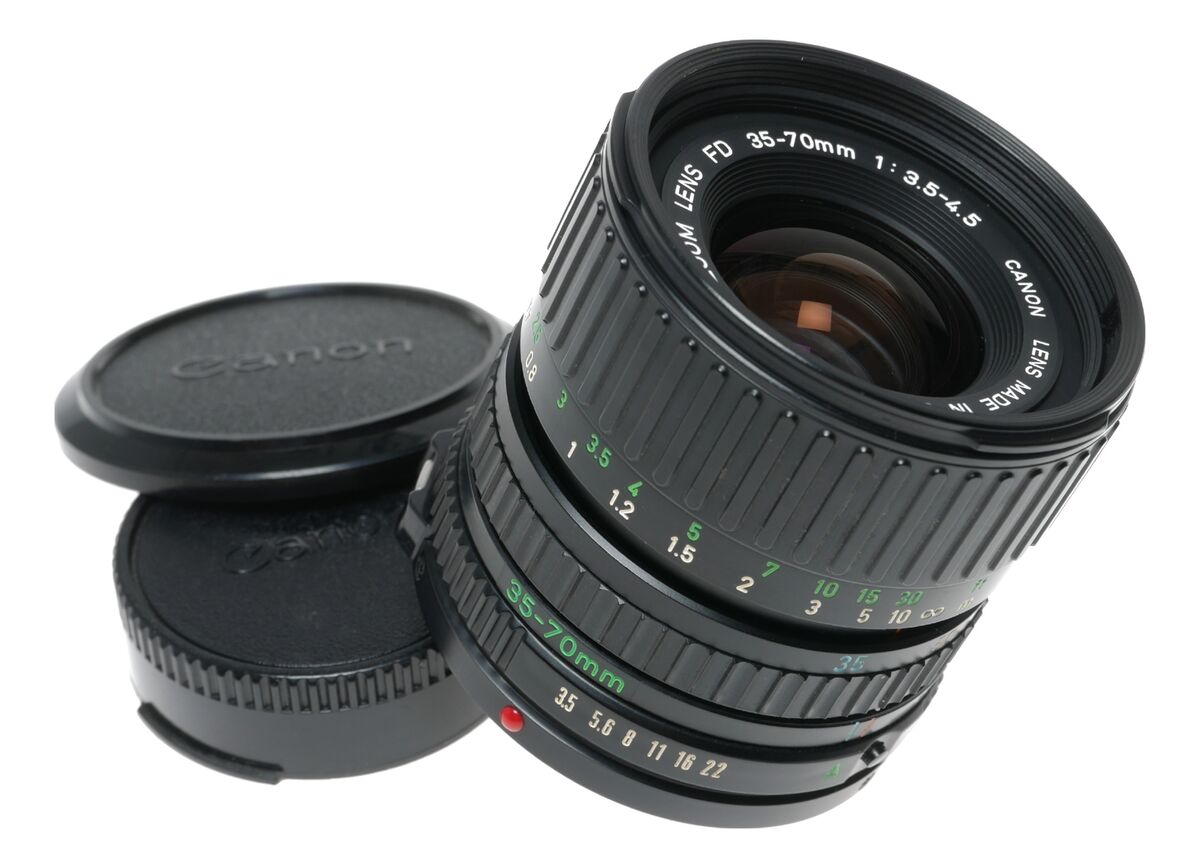 Canon Zoom Lens FD 35-70mm 1:3.5-4.5 Macro vintage SLR Canon Zoom Lens FD 35-70mm 1:3.5-4.5 Macro vintage SLR