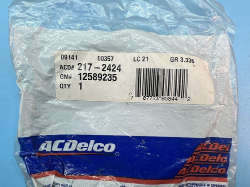 Fuel Injection Throttle Body Seal ACDelco 217-2424 12589235 - Picture 2 of 2