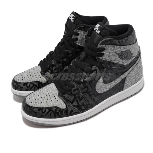 Nike Air Jordan 1 Retro High OG I Rebellionaire Black Grey Men AJ1  555088-036 | eBay