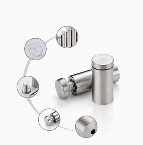 OD 12mm-25mm Stand off Fixings Stainless Steel Mounts Nails Sign Fitting Bolts - Picture 6 of 35
