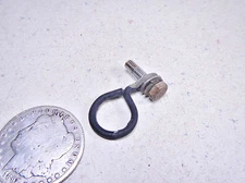 77 KAWASAKI KZ650 KZ650B TACHOMETER TACH RPM DRIVE CABLE STAY GUIDE & BOLT