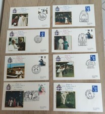 Die Reisen von Papst Johannes Paul II nach England Umschläge 1982