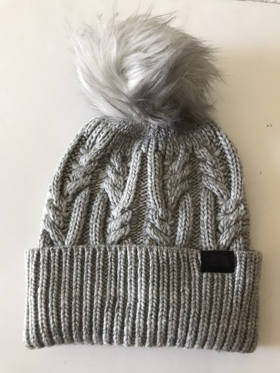 NORTHFACE Women\'s Oh Mega Fur Pom Beanie \