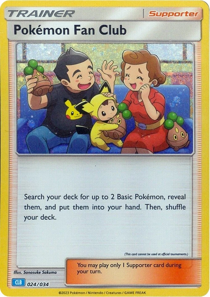 Pokemon Fan Club 024/034 Trading Card Game Classic