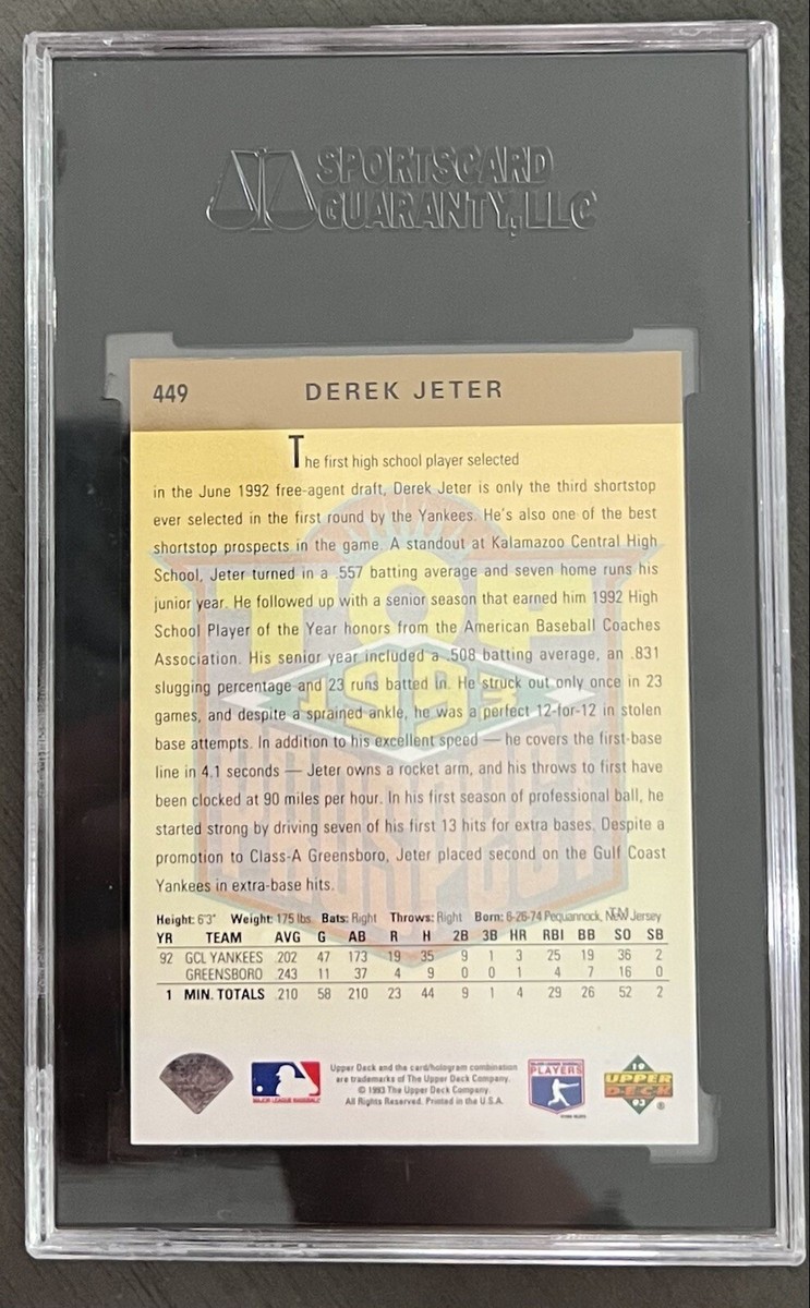 ジーター1993Fleer Rookie autocardです。 ジーター1993Fleer Rookie autocardです。