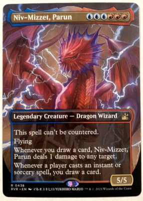 MTG Niv-Mizzet, Parun ANIME BORDERLESS Ravnica Remastered 438 NM