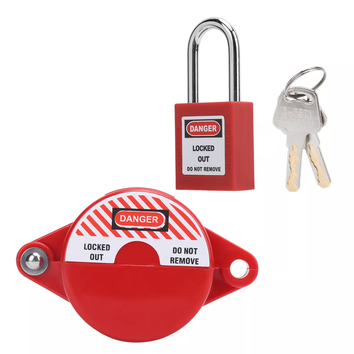 Outdoor Faucet Lock with Safety Padlock